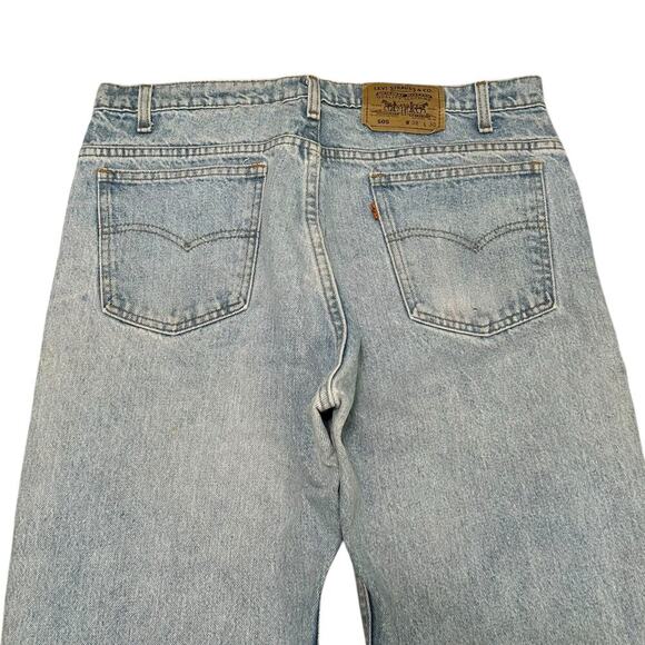 Levi’s 505 Orange Tab Light Wash Early 90s Vintage Jeans - Picture 4 of 8